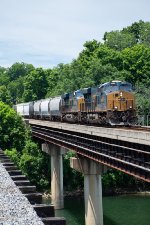 M585 starts across the Tennessee River